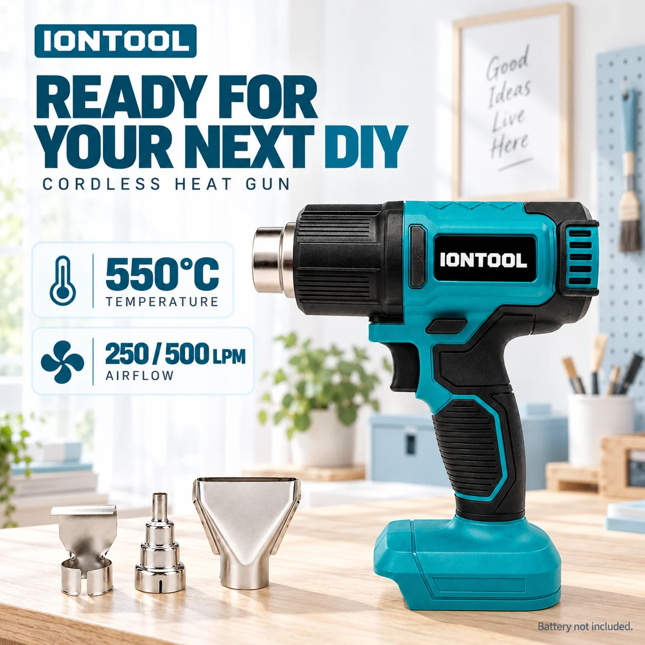 IONTOOL Durable Cordless Heat  - Cordless Heat Gun For Shrink Tubing 评论和价格